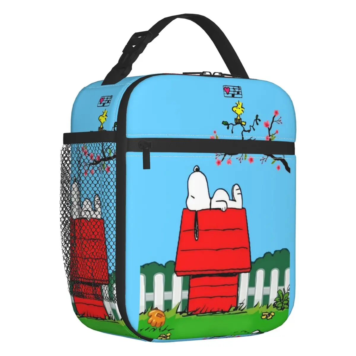 thumbnail image 1 of Fiambrera portátil personalizada S-Snoopys para mujer, multifunción, con diseño de animé Charlie Brown, bolsa térmica aislante para comida, para trabajo de oficina, 1 of 5