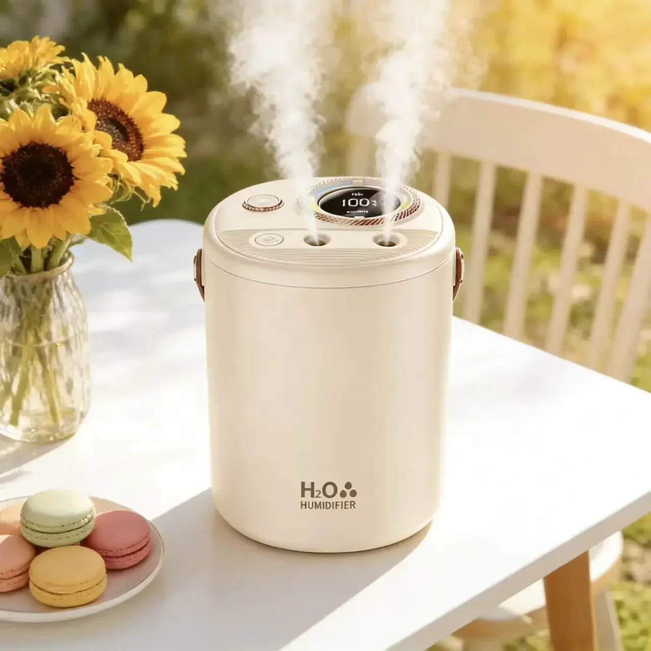 2026 New Mini USB Air Humidifier Large Capacity Ultra Quiet For Baby Bedroom Mist Maker Air Purifier Constant Humidity Portable 5