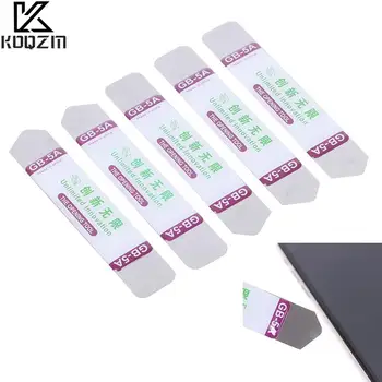 2/5/1 pz Kit di strumenti di riparazione aperto per telefono cellulare elettronico rotto schermo rimozione colla metallo piatto