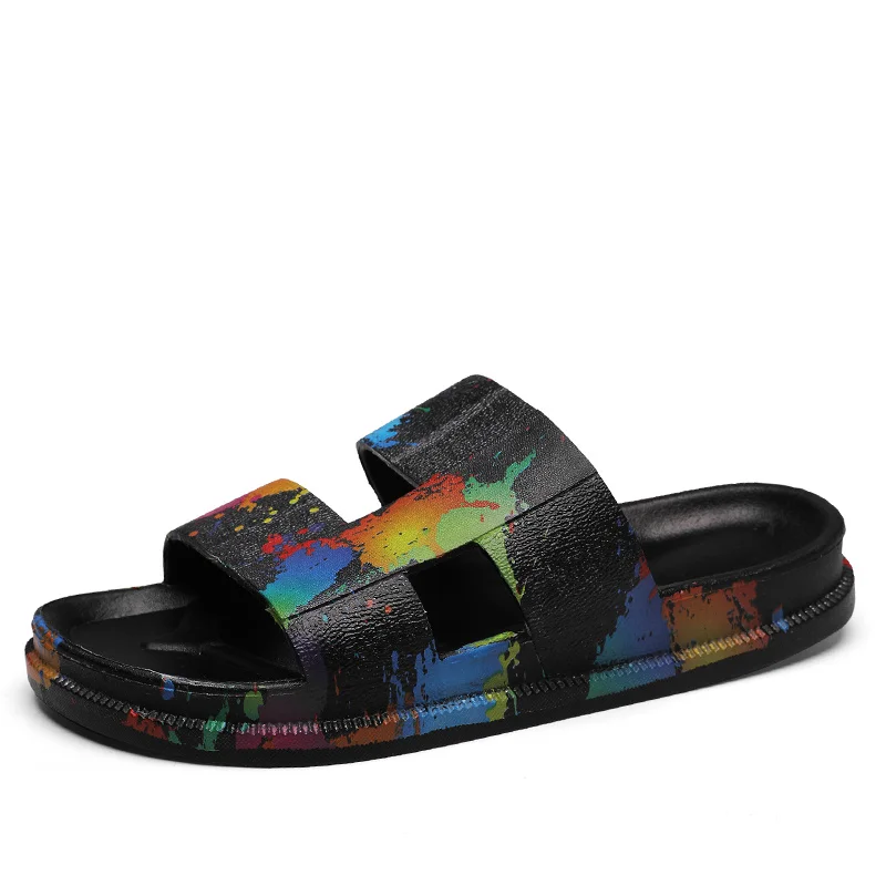 Slip Slippers For Men Non-Slip Sandals Open Toe Pillow Beach Slippers For Summer Slipper For Indoor Outdoor_voghion.com