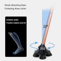 Walking Stick Aluminium Alloy Safety Walking Canes for The Elderly Telescopic with Led Light Folding Walk Crutches Elderly Pole 2