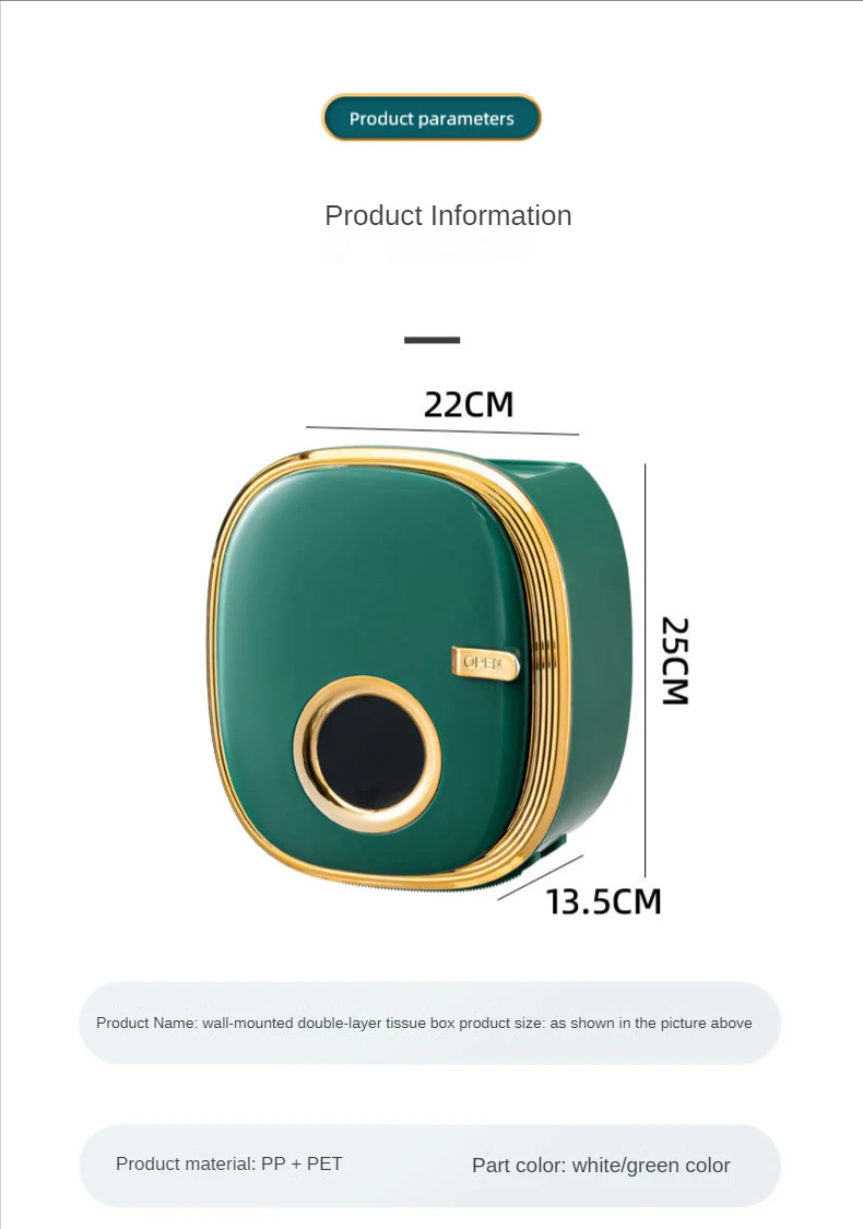 Boîte De Rangement Portable En Plastique Pour Serviettes Hygiéniques - Pour Salle De Bain - 15,2 X 15,2 X 8,9 Cm - Pour Filles, Femmes - Blanc