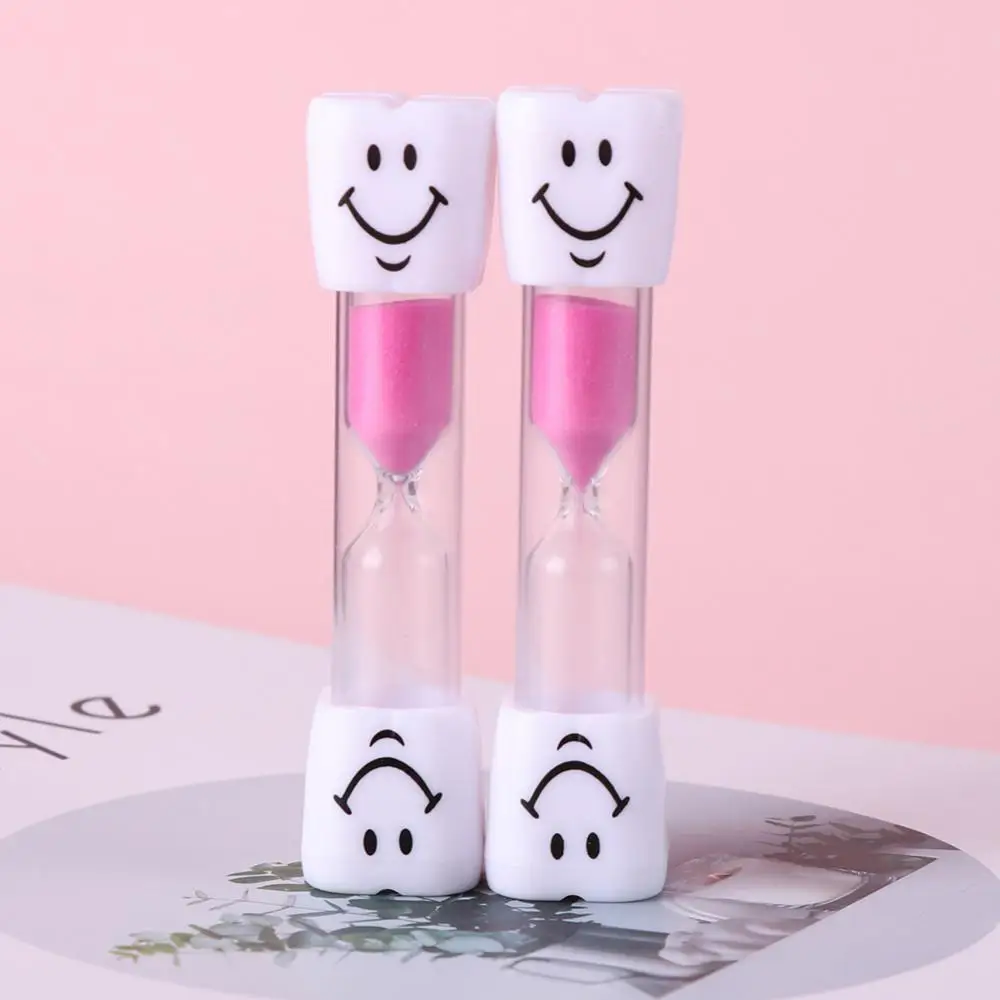 Minute Smiling Face Tooth Brushing Hourglass Creative Sand Clock Toothbrush Timer Desktop Ornament For Children Kids Gifts 3