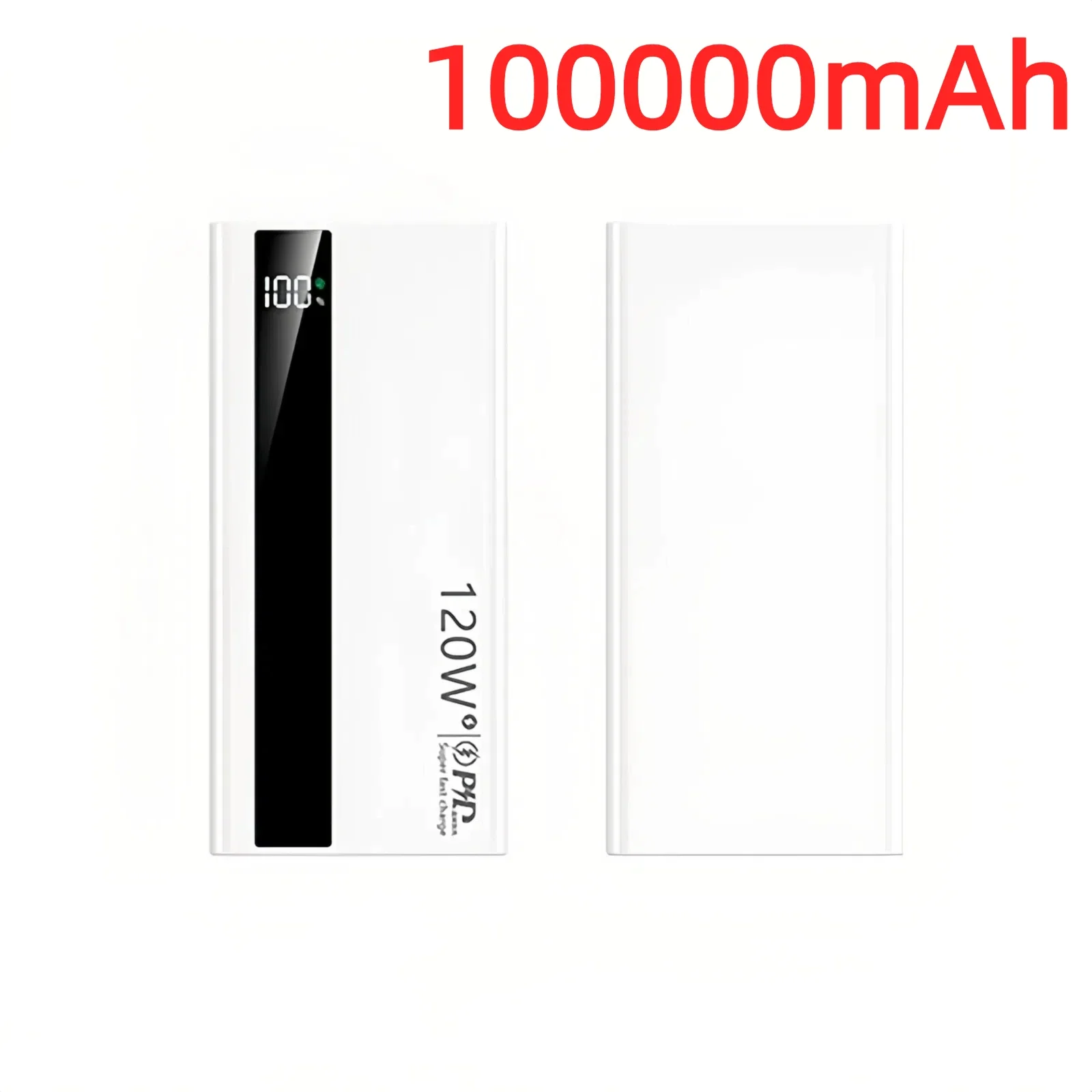 White 100000mAh