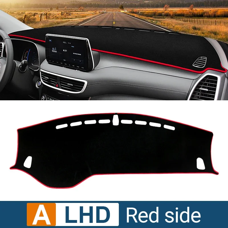 thumbnail image 1 of Cubierta para salpicadero de coche, accesorio antideslizante para Hyundai Tucson TL 2019 2020, 1 of 5
