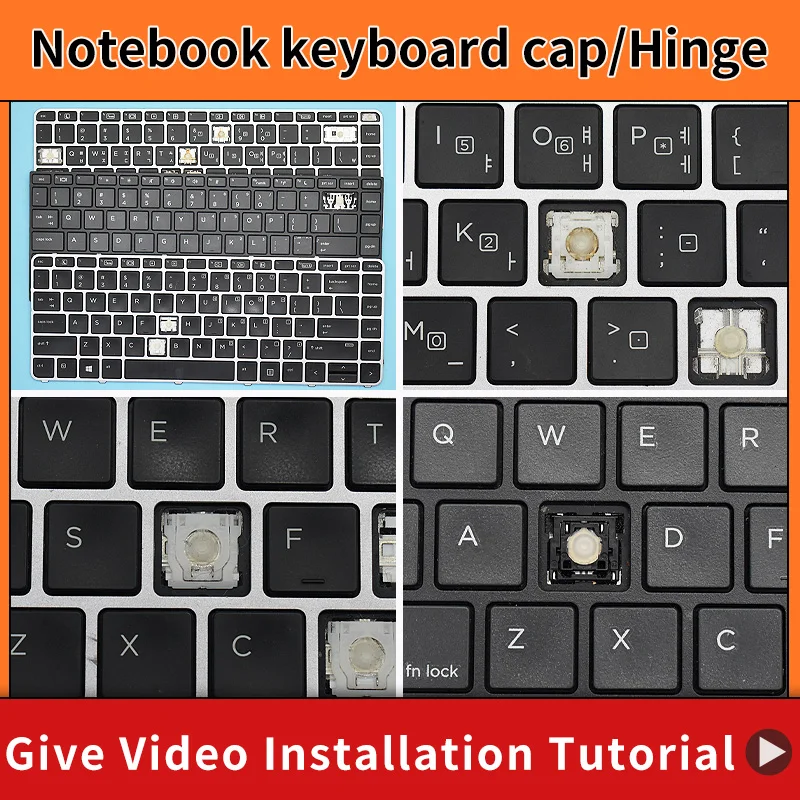 

Replacement Keycap Key cap &Scissor Clip&Hinge For HP EliteBook 840 G3 745 G3 745 G4 840 G4 848 G4 Keyboard