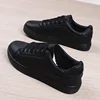 Waterproof Non-Slip Lightweight Women's Black Leather Surface Shoes for Kitchen Work And Office Comfortable All Day Wear