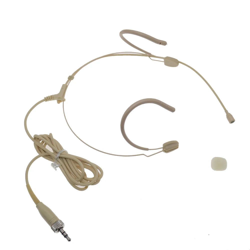 Colore Della Pelle Sl6 Forte Auricolare Appeso All'Orecchio Microfono Per Sennheiser Ew G3 G4 Beltpack Sistema Wireless Con Spina Loack Da 3.5Mm