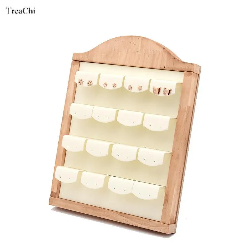 Solid Wood Earrings Display Rack Earrings Studs Earrings Storage Rack Jewelry Window Display Rack Jewelry Display Rack