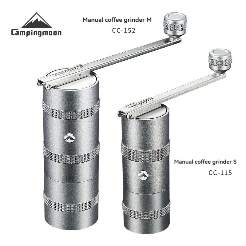 CAMPINGMOON Outdoor Camping Hand Brewed Coffee Grinder, Hand Cranked Coffee Mill, Stainless Steel Grinding Core 5