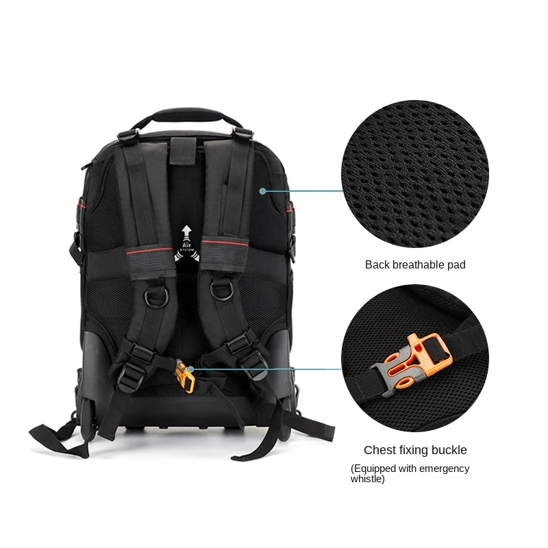 Rolling Luggage Trolley Folding Luggage Trolley Trolley Photography backpack Professional Camera Bag Trolley Travel Suitcase Video Photo Digital Camera Luggage Backpack