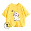 Cute Disney The AristoCats T-Shirts for Boys Girls Cheap Soft Summer Tops Classic Animation Cartoon Prints Kids Favorite Tops 5