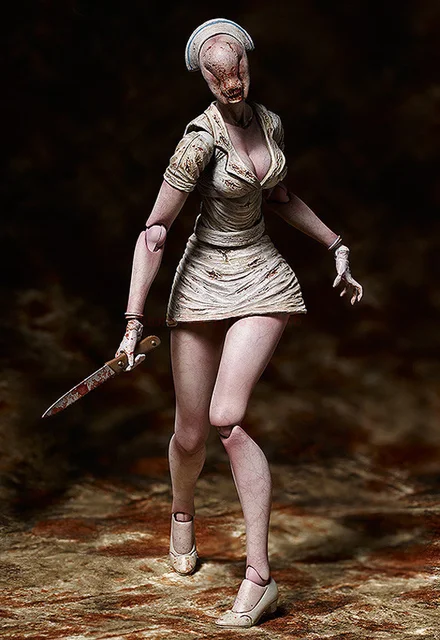 Silent Hill-Boneca de Enfermeira Sem Rosto, Cabeça Triangular, Pirâmide  Vermelha, Filme Móvel, Mão Periférica, Figura Anime, Modelo, Novo, 2