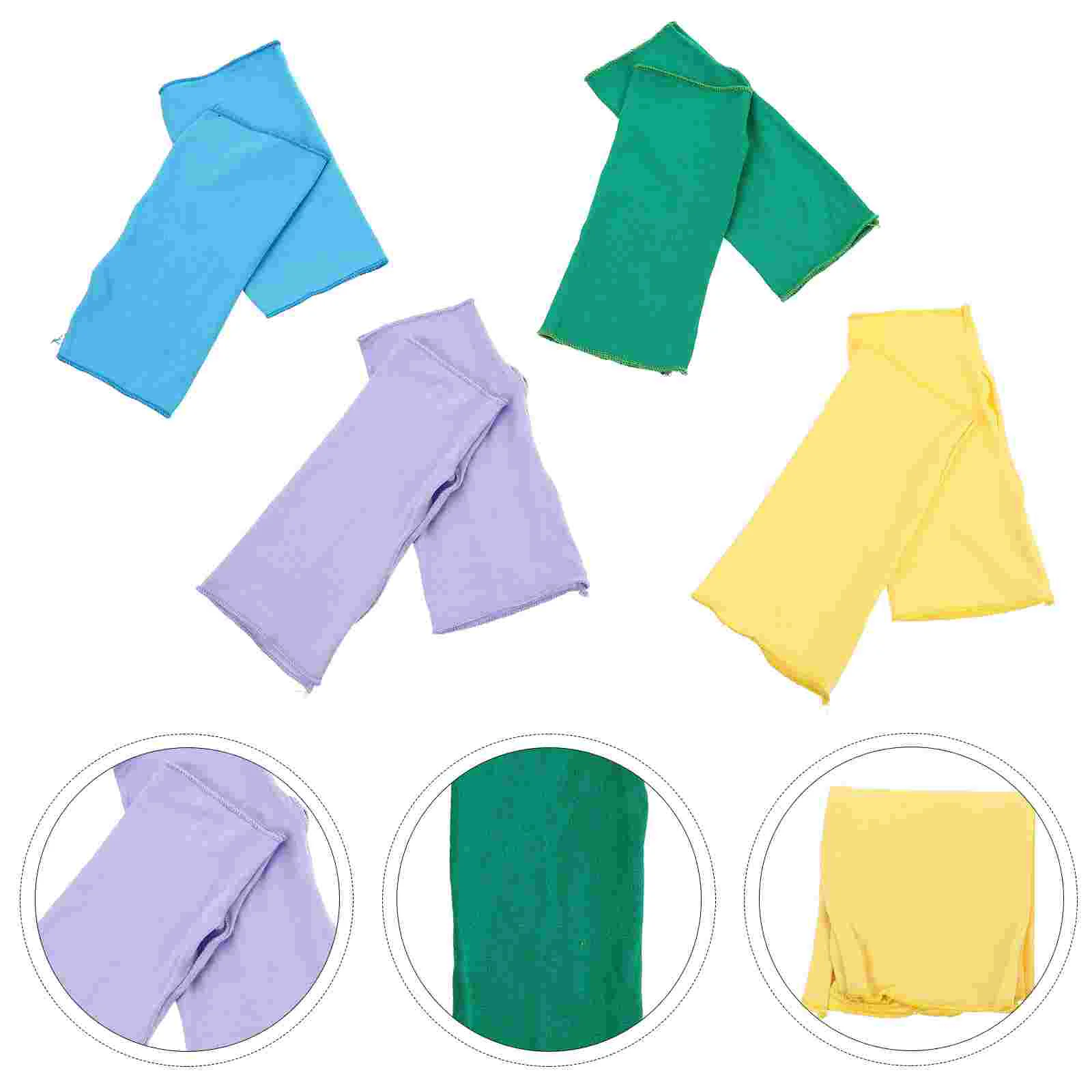 

4 Pairs Sun Resistant Gloves Hand Protection Sun Resistant Gloves Outdoor Gloves