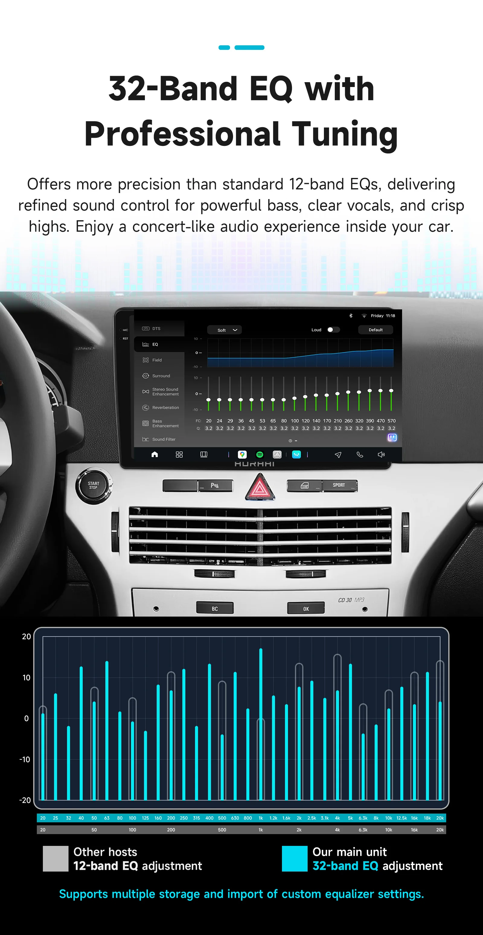 2DIN 8+256G Carplay Android Autoradio für OPEL ASTRA H 2006 2007 2008-2014 Multimedia 2K Intelligenter Bildschirm GPS ADAS+360 Kamera – Detail 14