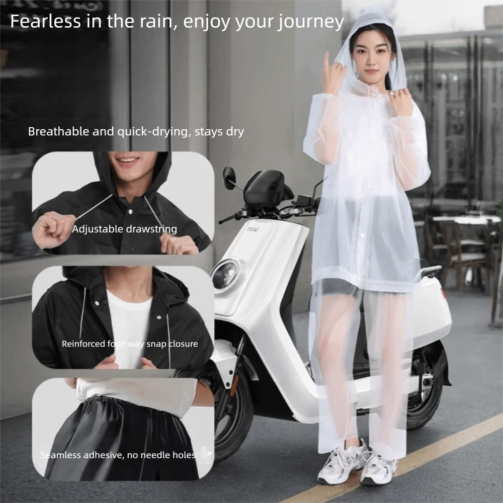 Raincoat And Rain Pants Set Full-Body Rainproof Adults Electric Bicycle Riding Split Raincoat And Rain Cover