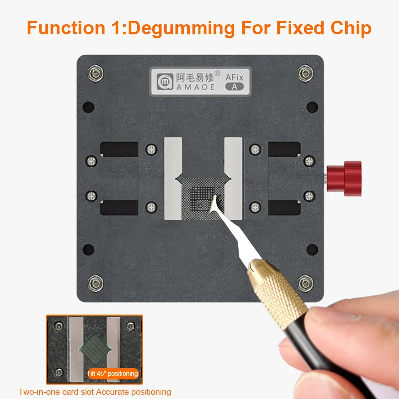 Piattaforma sgommatura IC CPU multifunzionale per riparazione scheda madre telefono cellulare - immagine 6