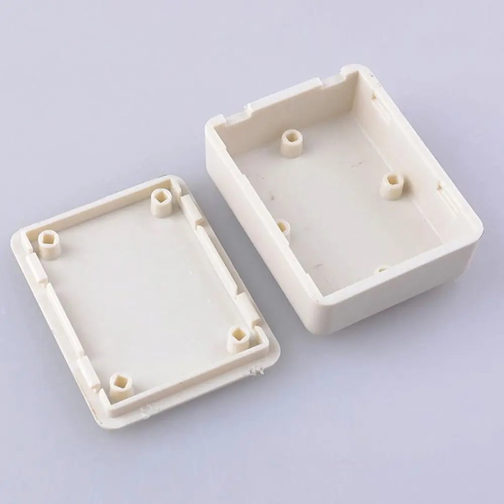 Electronic Enclosure Case Electrical Box Electrical Distribution Box DIY Black White Waterproof Electronic Project Box Device Housing ABS Plastic Practical Instrument Durable Case Enclosure Boxes