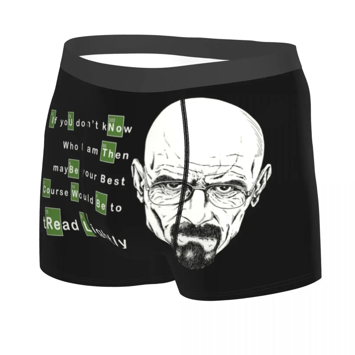 Breaking Bad Heisenberg Boxer Shorts Men 3D Print Male Stretch Walter White Underwear Panties Briefs Soft Underpants 2