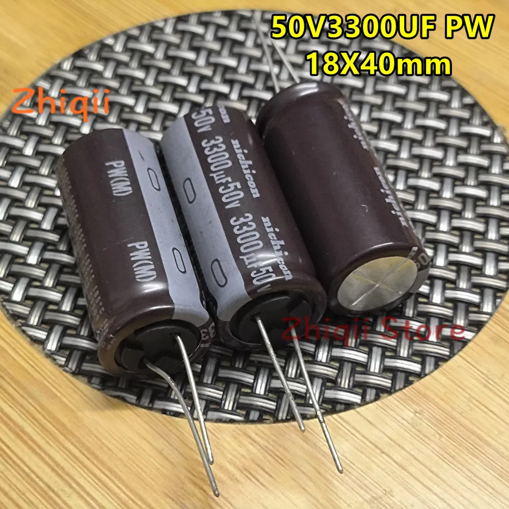 5pcs-3300uf 50v 36x18mm Aluminum Electrolytic Capacitors