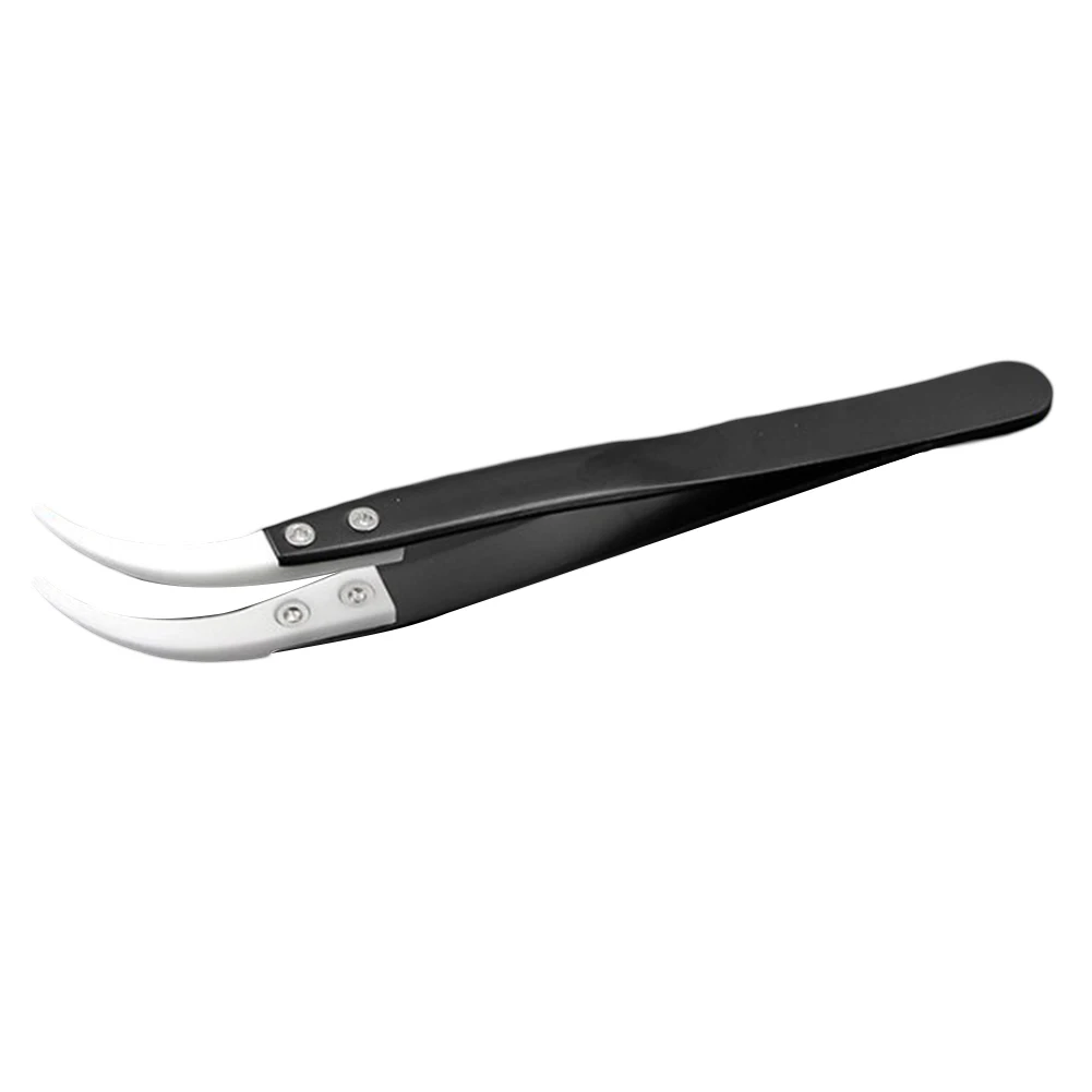 Disassembly Tweezers Repair Tweezers Repair Work Precision Maintenance Multiple Styles Small Bend Straight Tip