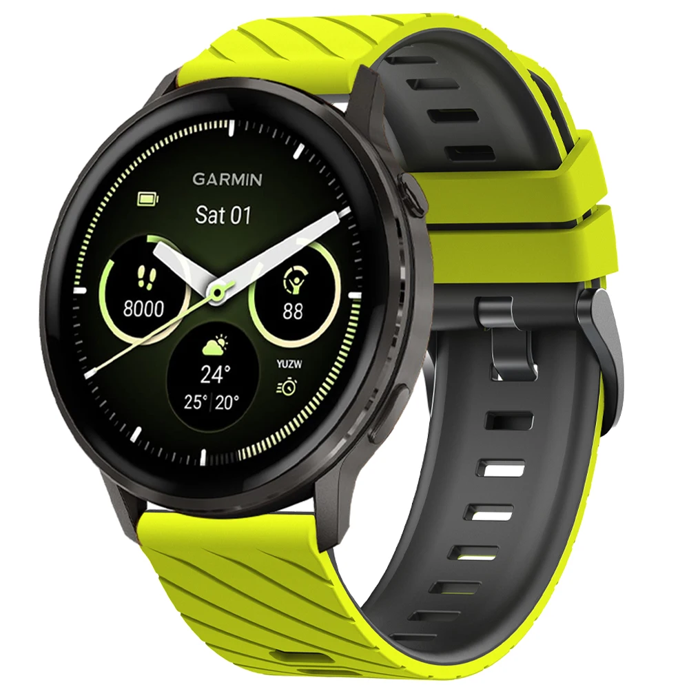 Premium 22mm Wide Replacement Watch Band Strap, Compatible with Smartwatches