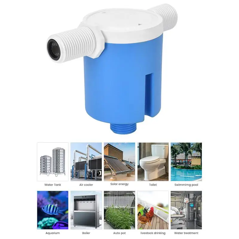 

Automatic Float Valves Water Level Control Installed Outside Tank Outside Float Ball Valves Tank Valves Flush Toilet Accessories