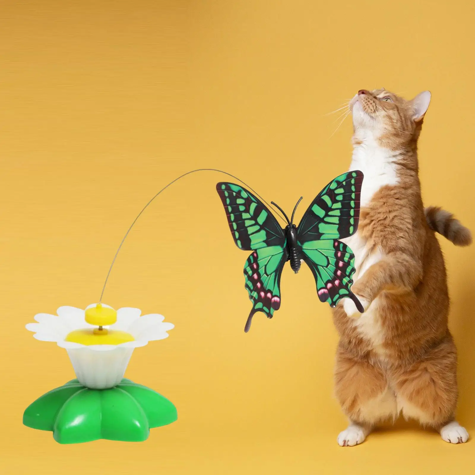 

Electric Automatic Rotating Butterfly Puzzle Toy 360 Degree Rotation Electric