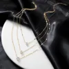 سلسلة  موضة أنثى حفلة لامعة مجوهرات هدية