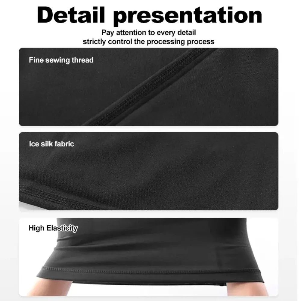 UV Protection Cycling Face Mask Sweat-Absorbing Breathable Neck Gaiter for Outdoor Sport Fishing Training Summer Use