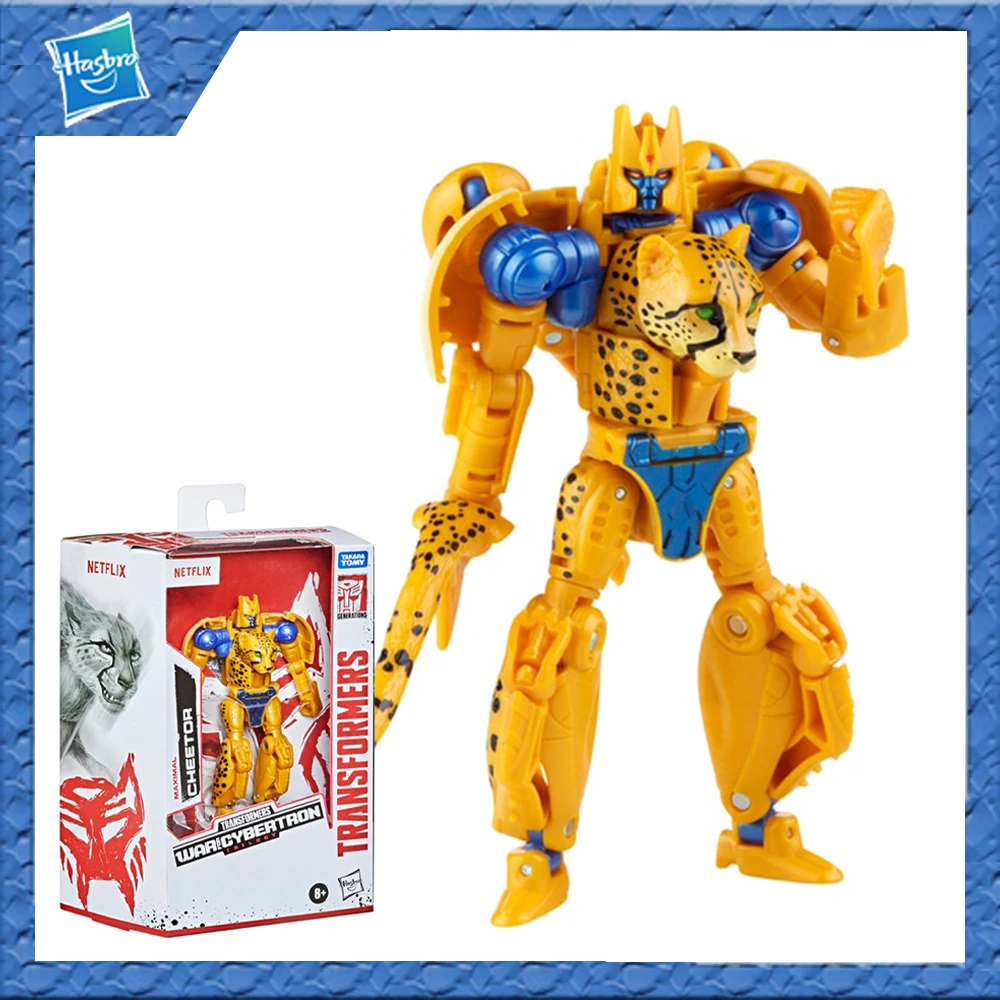 

Original Hasbro Transformers Netflix Maximal Cheetor War for Cybertron Trilogy Action Figure Children's Toy Gifts Collect F0987