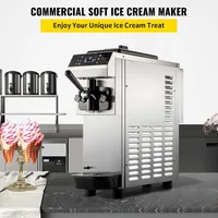 VEVOR Soft Serve Ice Cream Machine for home,3.4 Gal/H Commercial Machine,Single Flavor Ice Cream Maker,1200W Countertop 2
