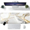 Abstract Style Keys Mouse Pad Desk Pad Extended Large Office Keyboard Mat Gaming Mousepad Non Slip Rubber Base Stitched Edge 5