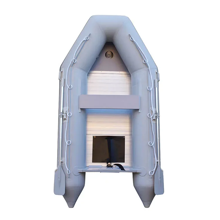 Inflatable Fishing Boats Canoeing Portable Inflat Boat Drifting Fishing Air Dinghy Inflatable Paddle Boat with Paddles and Pump