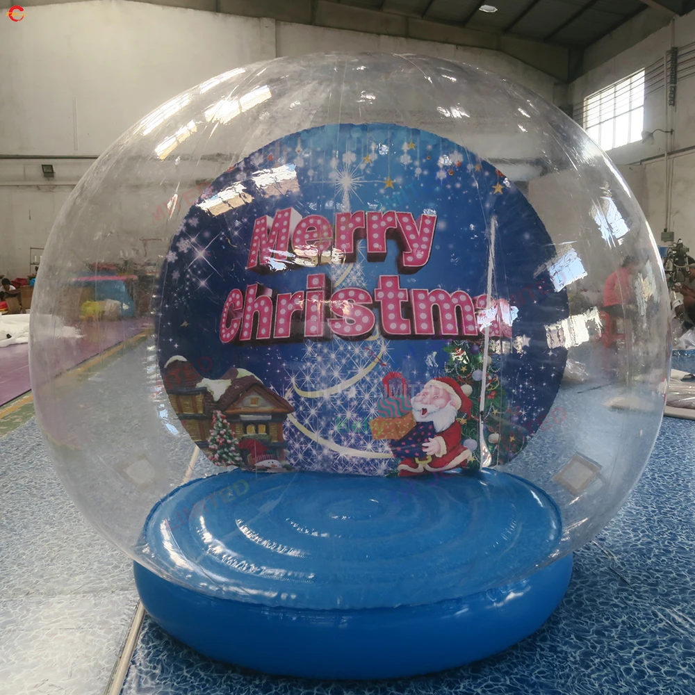 Free Air Shipping Commercial Inflatable Snow Globe Ball Snowball Bubble ...