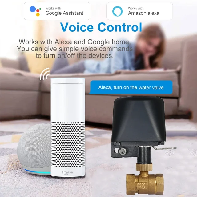 Tuya Smart WiFi Water Vavle Zigbee Gas Water Stop Check Valve DN15/DN20/DN25 Wireless Control Timer Work with Alexa Google home 4