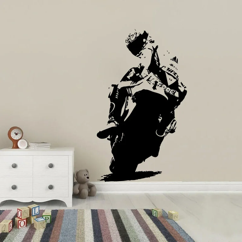 Wall Stickers Superbike Motorbike for Home Decor