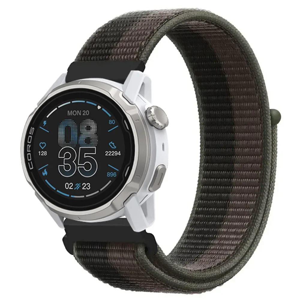 Nylon Loop Strap - Comfortable Sport Bracelet Replacement Band, 20/22mm