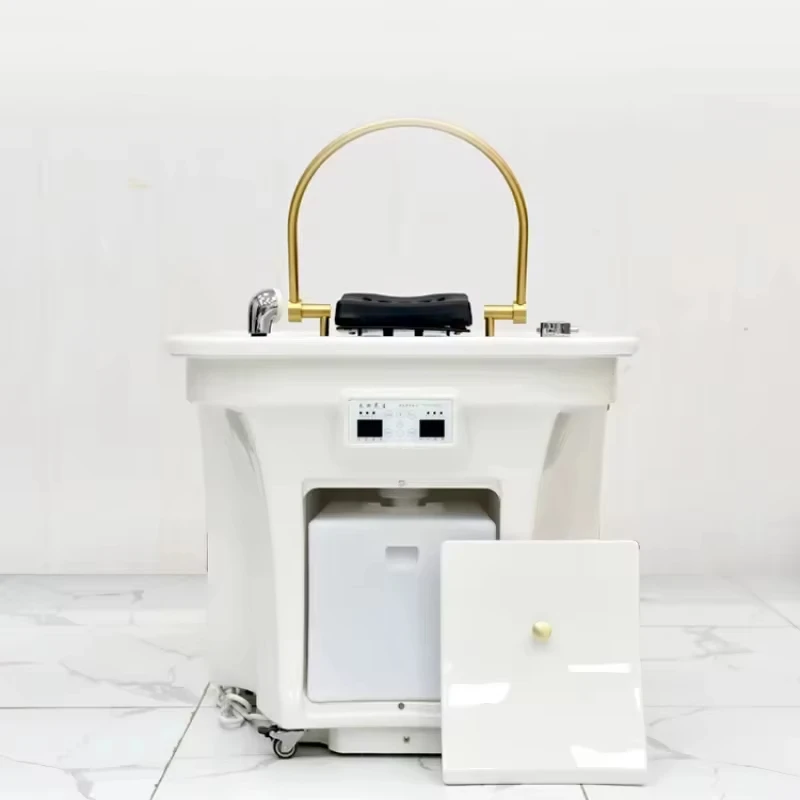 Neueste mobile minimalist ische Shampoo Chais Friseur Wasser zirkulation Shampoo St&uuml;hle Beauty Head Spa Chuveiro M&ouml;bel