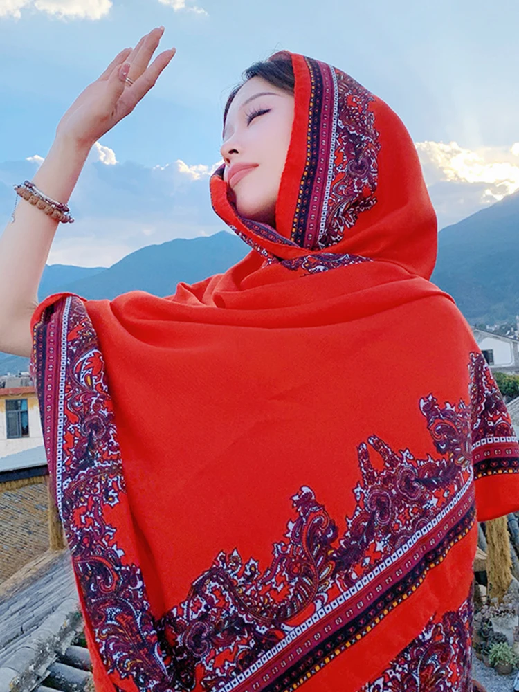 Écharpe Châle Femme Automne Hiver - Foulard Pashmina Chic, Léger Et Chaud, Tendance, Multi-ways