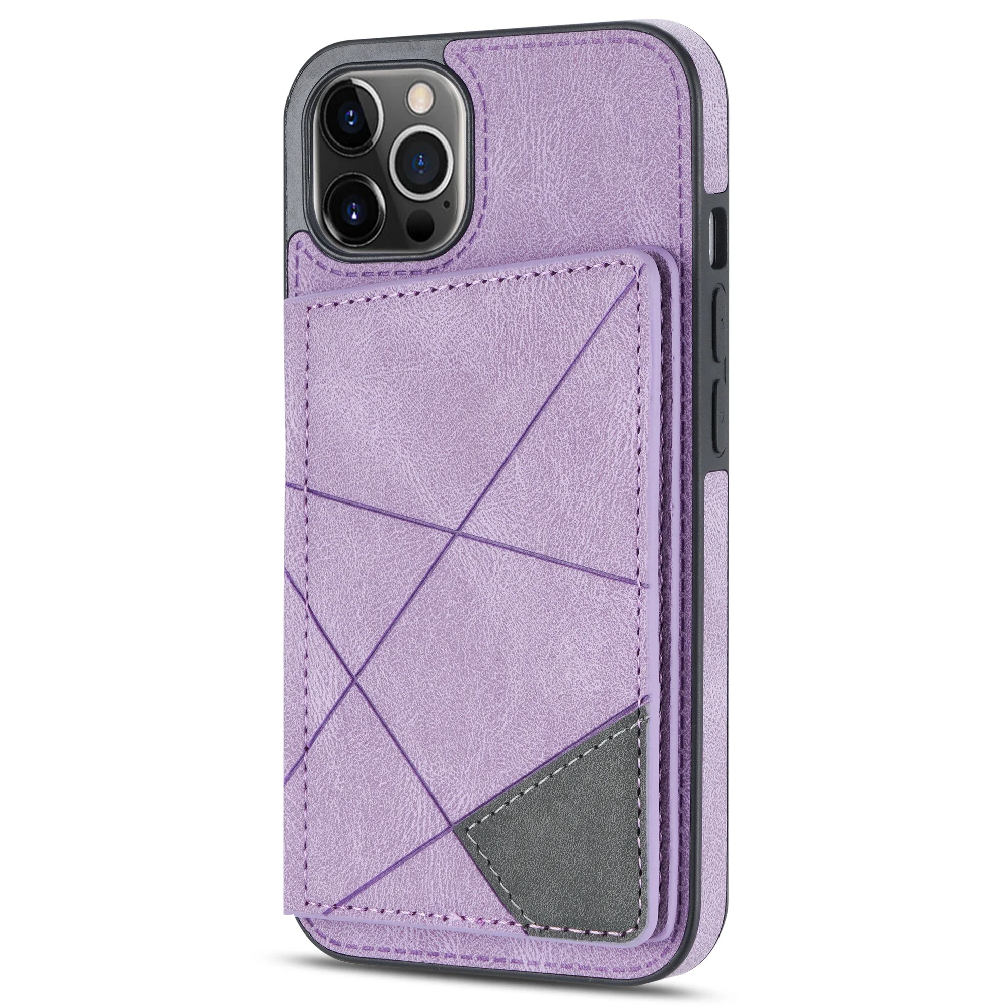 Luxury Leather Wallet Phone Case with Credit Card Holder & Stand Feature