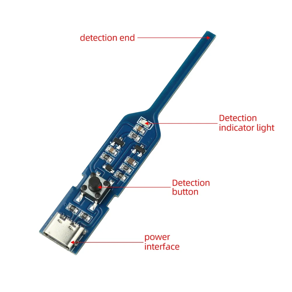 Tester di Induttanza per Schede Madri, Tester per Bobine per Riparazione PCB, Rilevatore di Guasti Alimentato USB-C, Misuratore di Induzione Elettromagnetica - immagine 2