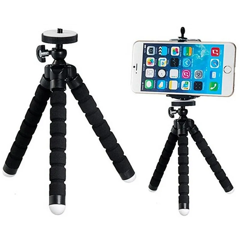 folding desktop phone stand Mobile Phone Holder Flexible Octopus Tripod Bracket for Mobile Phone Camera Selfie Stand Monopod Support Photo Remote Control phone stands