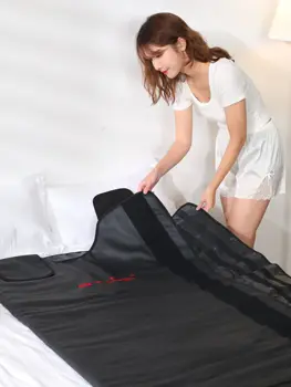 New Infrared Sauna Blanket Electric Handle Controller Body Spa Velcro Design Portable For Beauty Salon 6