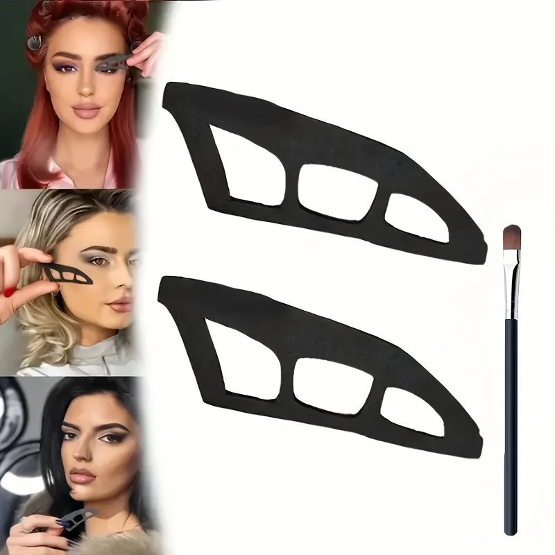 Eye Makeup Stencil Kit Reusable Eyeliner Guide for Beginners