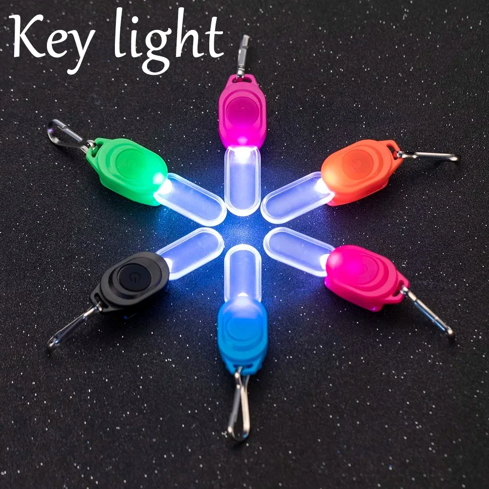 Mini LED Illuminated Night Flashing Luggage Zipper Light key Light Walk Schoolbag Backpack Clothes Hiking Emergency Safety