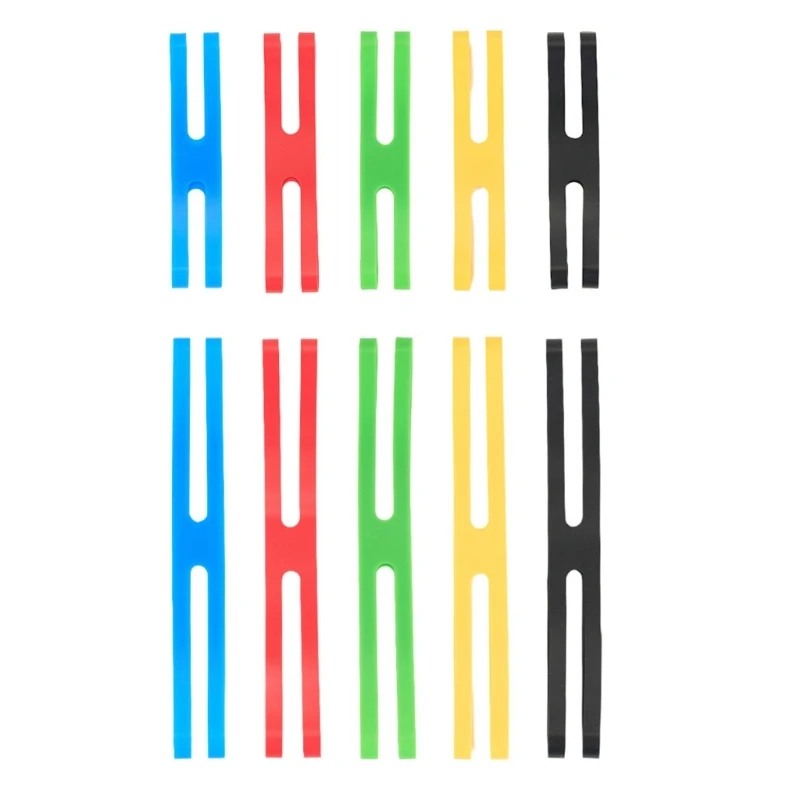Elastic Rubber Wrapping Bands for Organizing Cooking Outdoor 5Pcs elastic straps