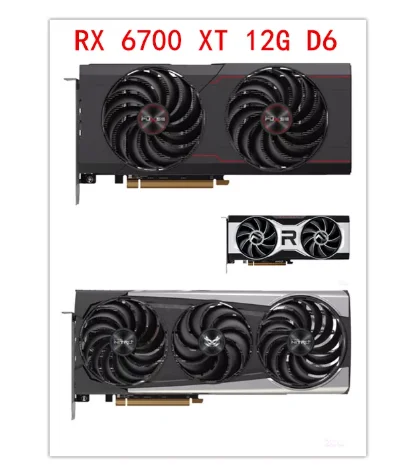 Игровая компьютерная Видеокарта SAPPHIRE AMD RADEON RX 6700 XT 12G D6 RX6700XT Platinum Edition для Cyber