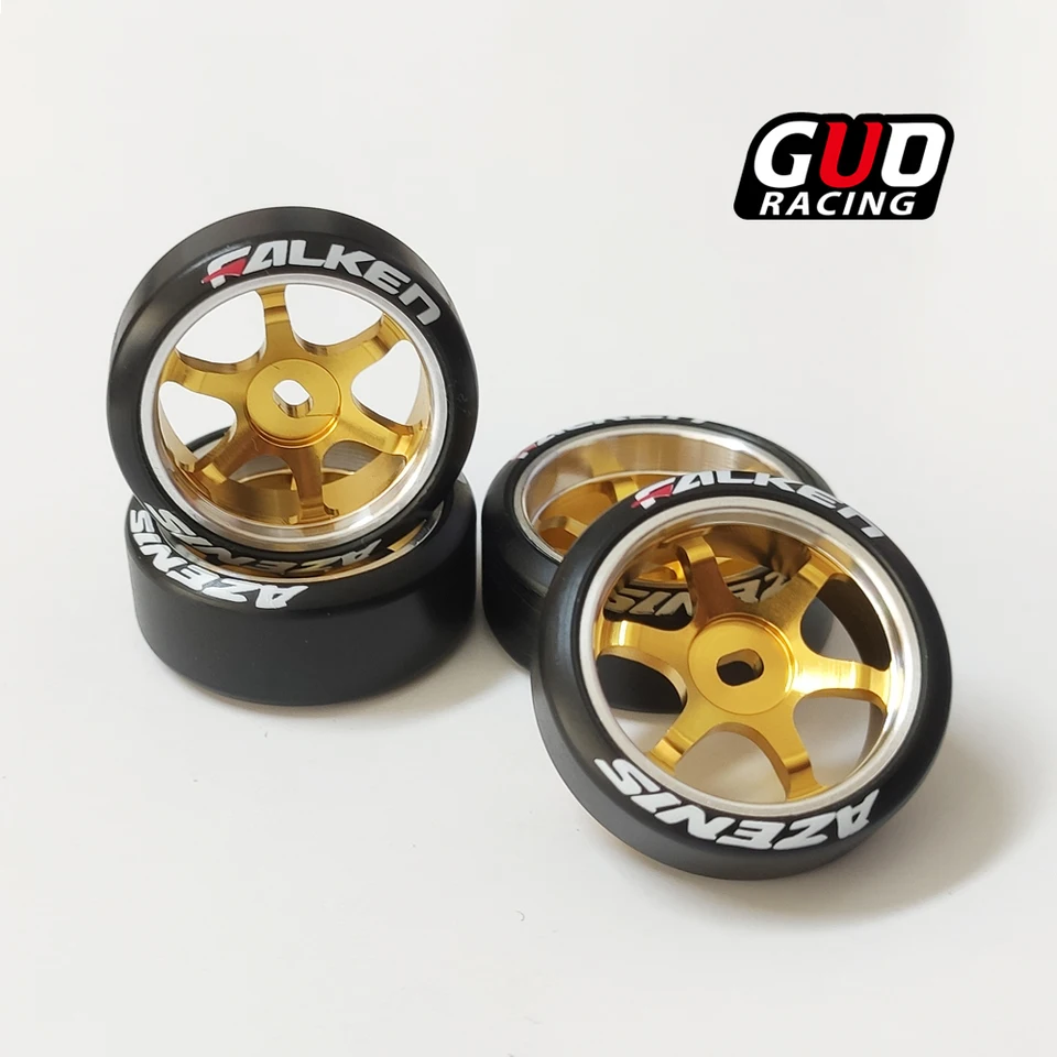 RC部品 For Tamiya 1/14 6PCS ホイールタイヤ コンプリートセット