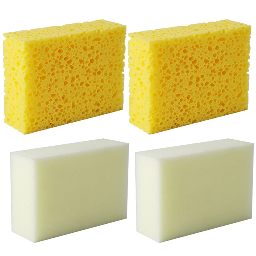 

4pcs DIY Pottery Sponges Rectangle Sponges Pottery Sponges Tools